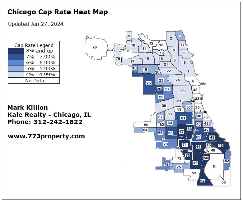 Chicago Cap Rate Heat Map